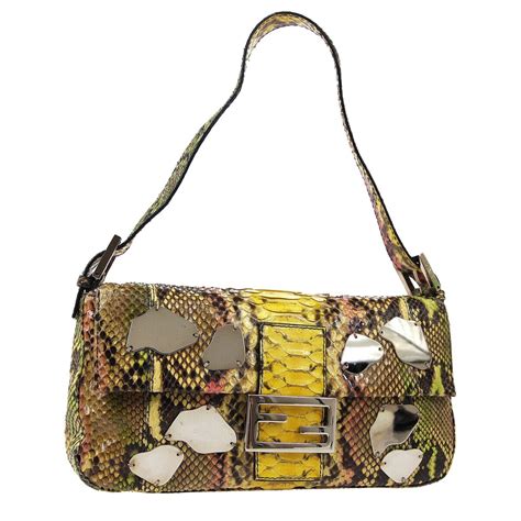 fendi snakeskin purse